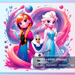 Elsa y Anna Splash Paint Acuarela Png, Salpicadura de acuarela, Imágenes Prediseñadas, Gráficos e ilustraciones, Estética del arco iris, Imágenes congeladas PNG