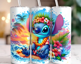 Cartoon Summer Tumbler Wrap, Cartoon Movie Tumbler, 20oz Skinny Tumbler, Summer Vibes, Beach Tumbler Wrap, Png Digital Download