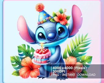 Acuarela puntada cumpleaños salpicadura diseño png, cumpleañera / cumpleañero png, cumpleaños de dibujos animados png, cumpleaños familia png, descarga instantánea