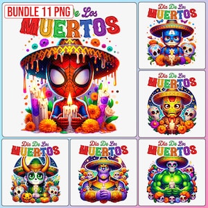 Dia De Los Muertos Paquete De Superhéroes Png, Día De Los Muertos Png, Disneyland Avengers Sugar Skull Png, Mexican Png, Halloween Heroes Png