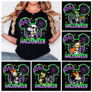 Mouse And Friend Halloween 2024 Png Bundle, Not So Scary Halloween Png, Family Halloween Shirts Png, Halloween Trip Png, Halloween Png