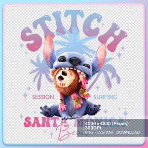 Summer Stitch Shirt Png, Retro Lilo And Stitch Png, Magical Summer Png, Cartoon Character Shirt Png Design, Family Trip 2025