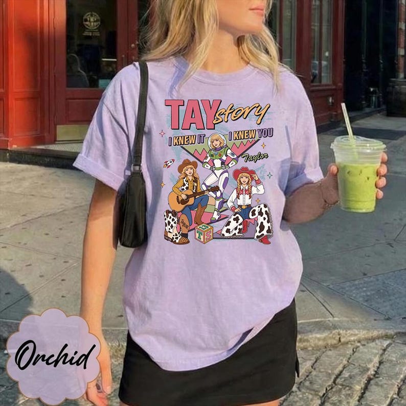 Retro Toy Story 5 PNG, I Knew It I Knew You Western Cowgirl Boots Friendship Bracelet Shirt Design Graphic Download File image 8