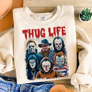 Thug Life Horror Movie Characters Png, Friends Horror Characters Png, Halloween Thug Life Png, Horror Movie Killers Png, Gangster Killer Png