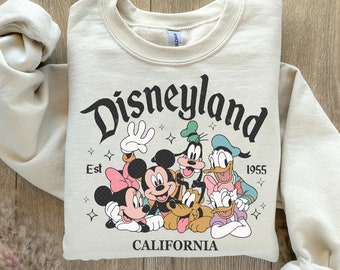 Retro Magic Kingdom Family Vacation California Design, Est. 1955 Shirt, Family Trip 2024 Png, Sublimation Shirt, Mickey And Friends Png