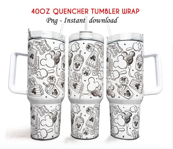 Cartoon Tumbler Wrap, Snack 40oz Quencher tumbler, 40oz Handle Tumbler, Full Tumbler Wrap, Snack Png, valentine Snack, png instant Download