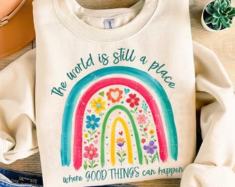 Boho floral quote png, flowers png, peace png, inspirational png, kindness png, t shirt png, sublimation design, rainbow png,Positive Quotes