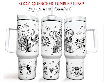 Dibujos animados 40oz Tumbler Quencher Tumbler Wrap, Mouse Tumbler Wrap, Magic Tumbler Wrap, Mickey 40z Tumbler Wrap PNG, Mouse Tumbler, Png Descargar