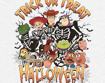 Cartoon Story Trick Or Treat Png, Toy Story Halloween Png, Halloween You've Got A Friend In Me Png, Trick Or Treat Png, Spooky Vibes Png
