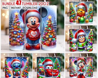 Cartoon Christmas Tumbler, Wonderful Land Tumbler, Magic 20oz Tumbler Wrap, Merry Christmas Tumbler,Tumbler Wrap Png,Instant Download