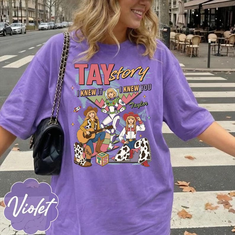 Retro Toy Story 5 PNG, I Knew It I Knew You Western Cowgirl Boots Friendship Bracelet Shirt Design Graphic Download File image 9
