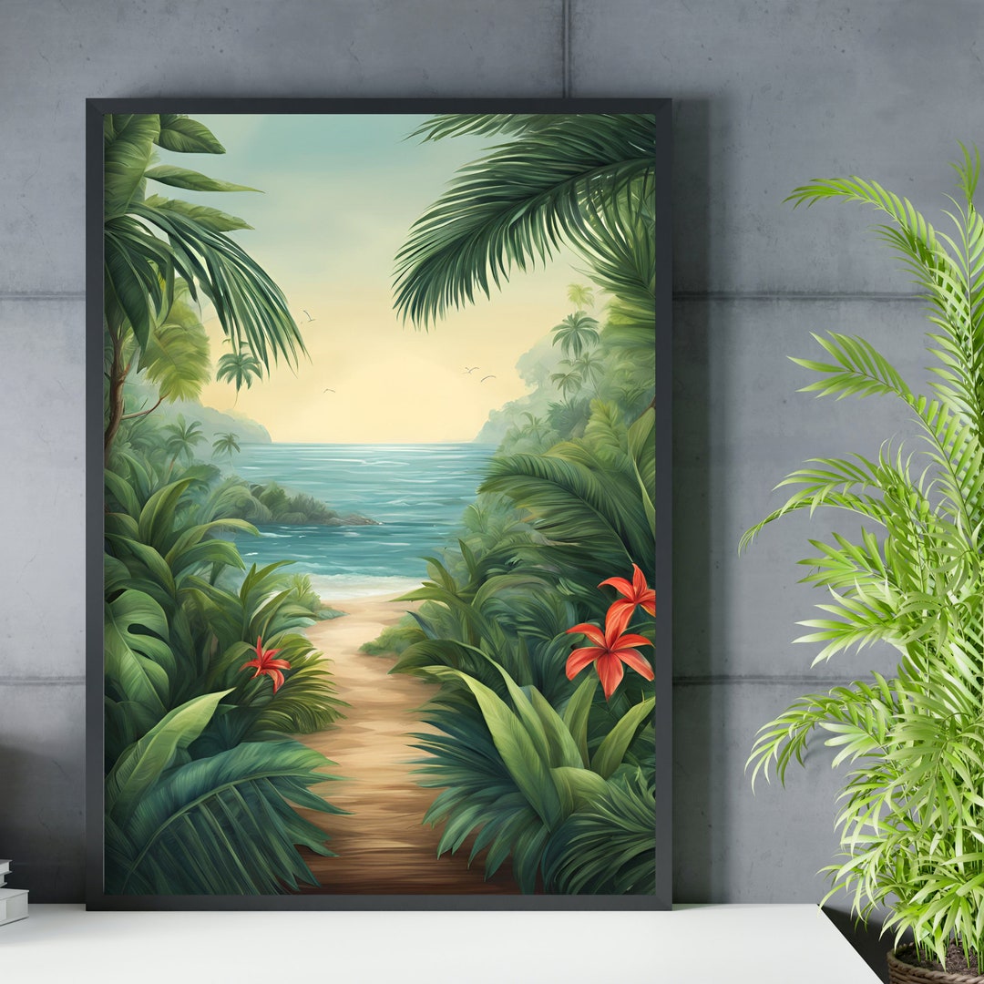 Tropical Greenery Wall Decor photo