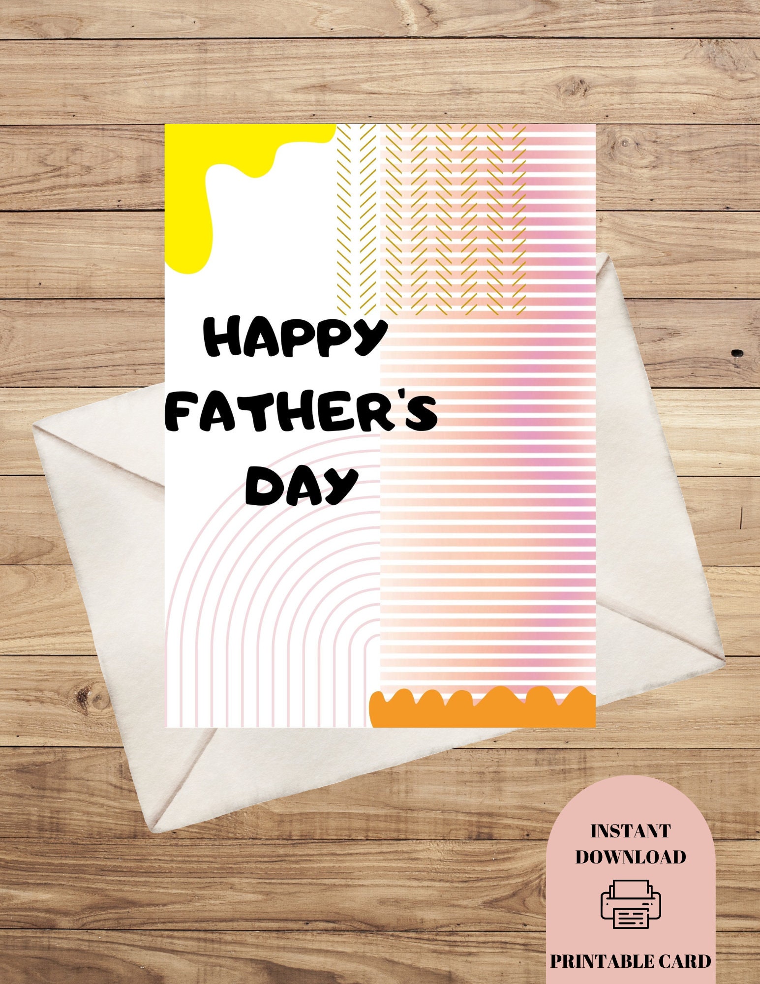 Printable Father's Day Gift Card, Special Gift Card, Best Dad Ever ...
