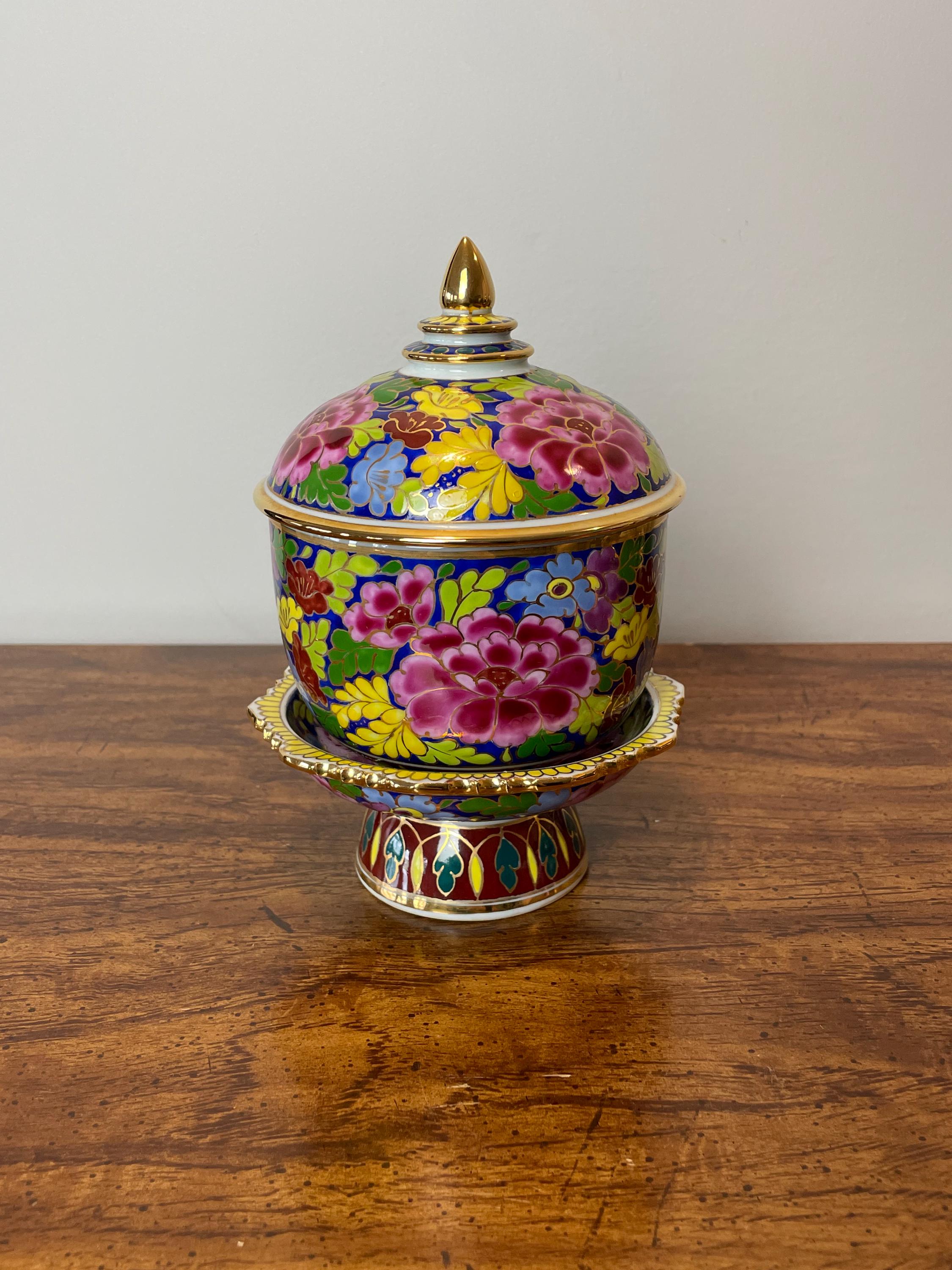 Benjarong Bowl - Etsy