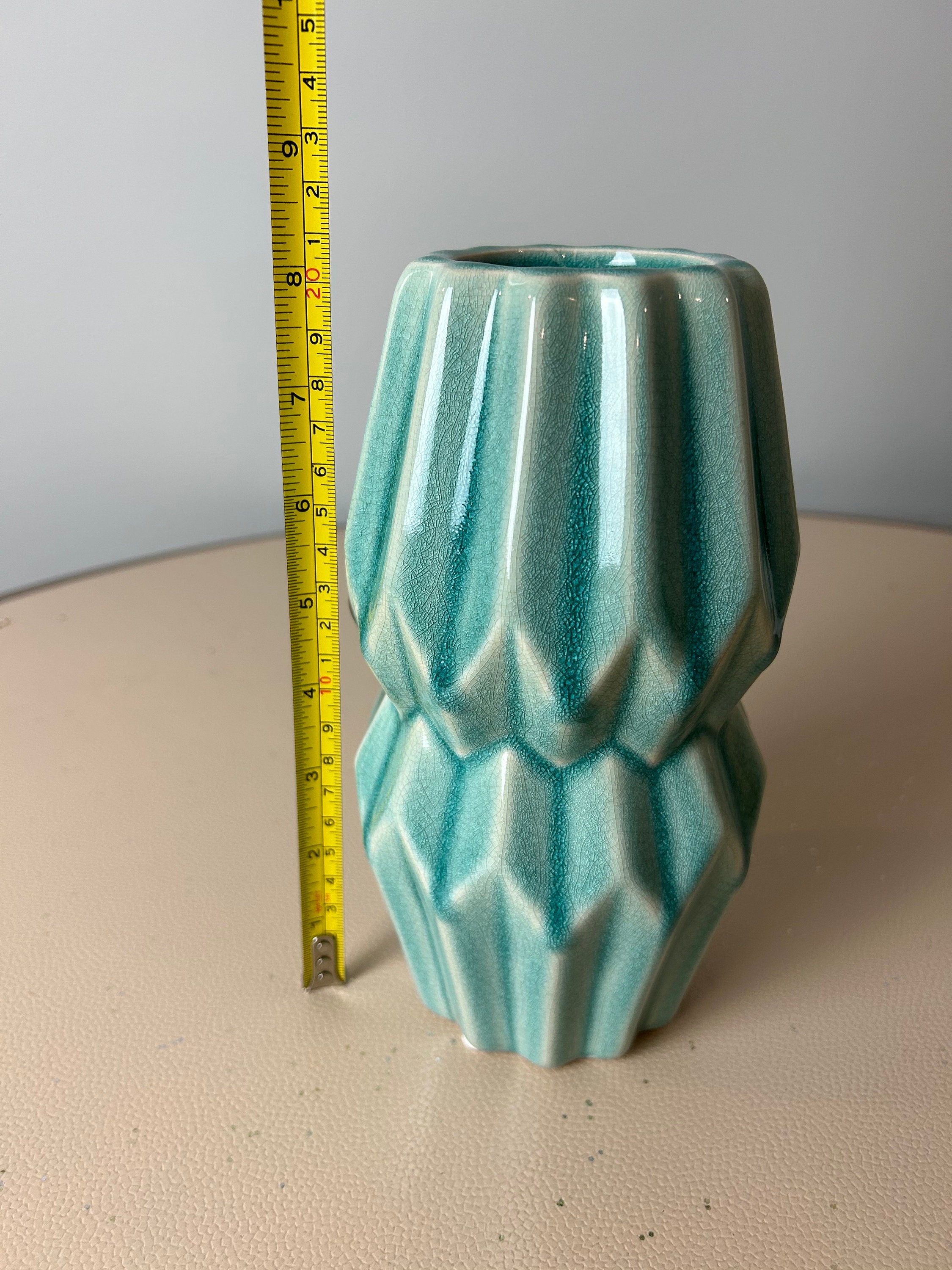 Bloomingville Vintage-inspired Vase | Crackled Finish | 8.5