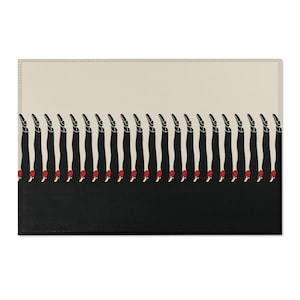 Feis, irische Tanzlehrerin, Blaskapelle Lehrerin, Musiklehrer Geschenk, Art Deco Tessellation, Geschenk zum Ruhestand, Musikstudio, Teppichbereich