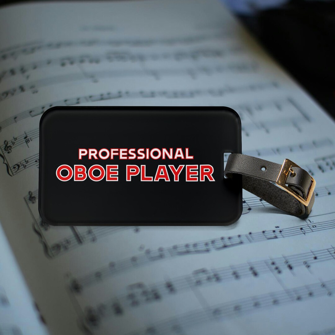 Oboe Teacher Gift Oboe Player Oboist Gig Bag Tag Luggage Etsy