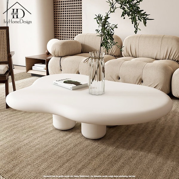 Living room table, trendy luxury design coffee table