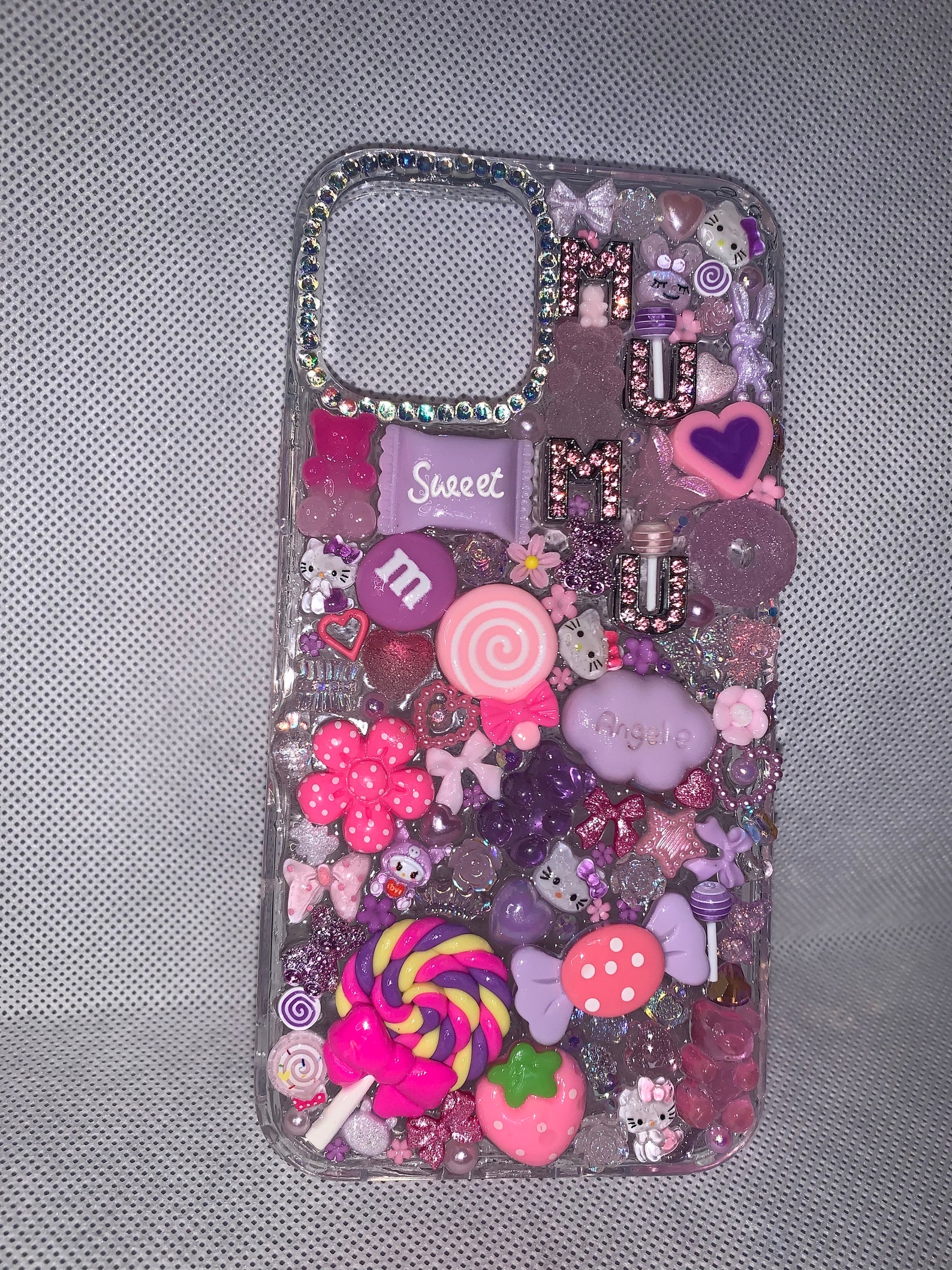 Pink & Purple Sweet Cheeks iPhone Android Junk Phone Case - Etsy