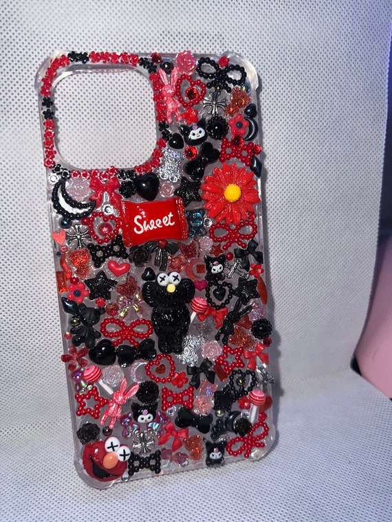 Red & Black Kuromi Inspired iPhone Android Junk Phone Case - Etsy Red & Black Kuromi Inspired iPhone Android Junk Phone Case - Etsy