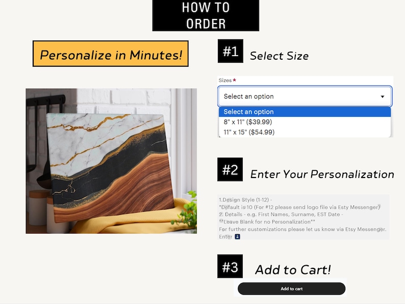 Personalized Glass Charcuterie Board, Custom Marble & Wood Design ...
