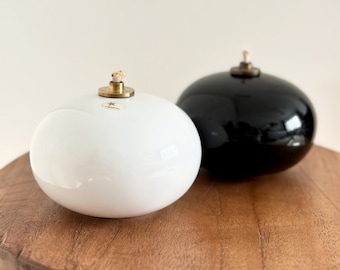 Hoganas Sweden Ceramic Oil Lamps