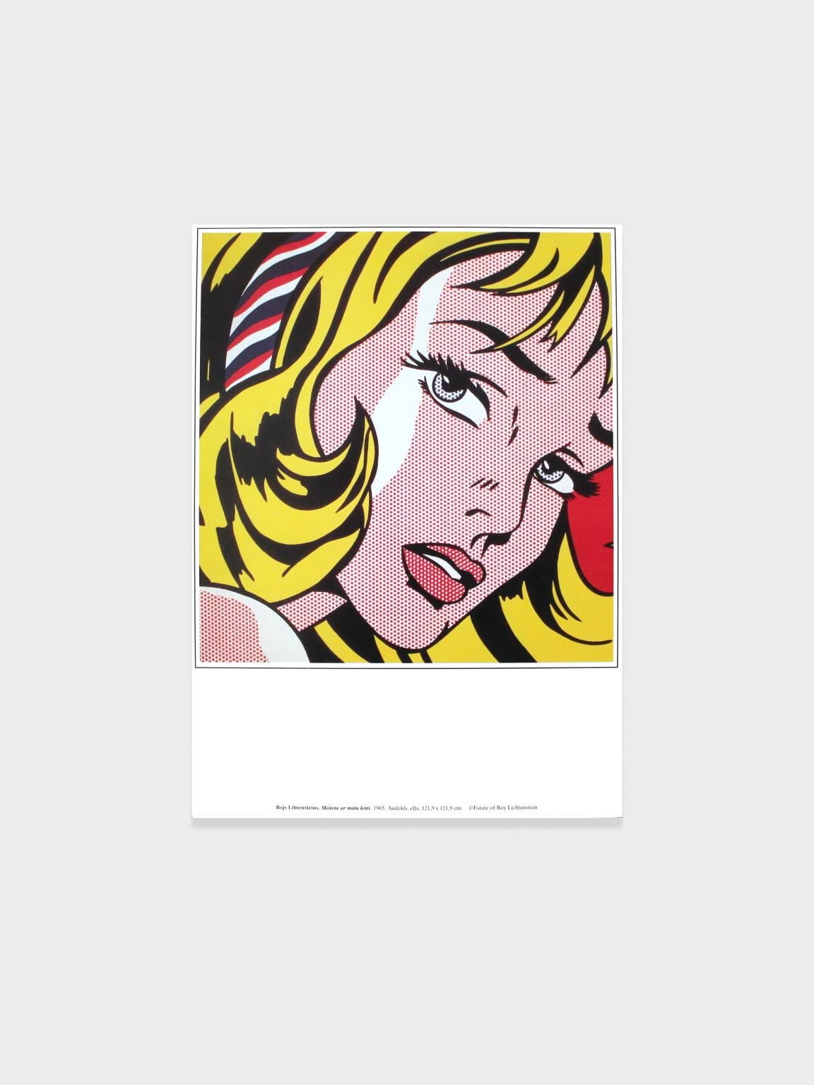 Roy Lichtenstein Girl With Hair Ribbon - Etsy
