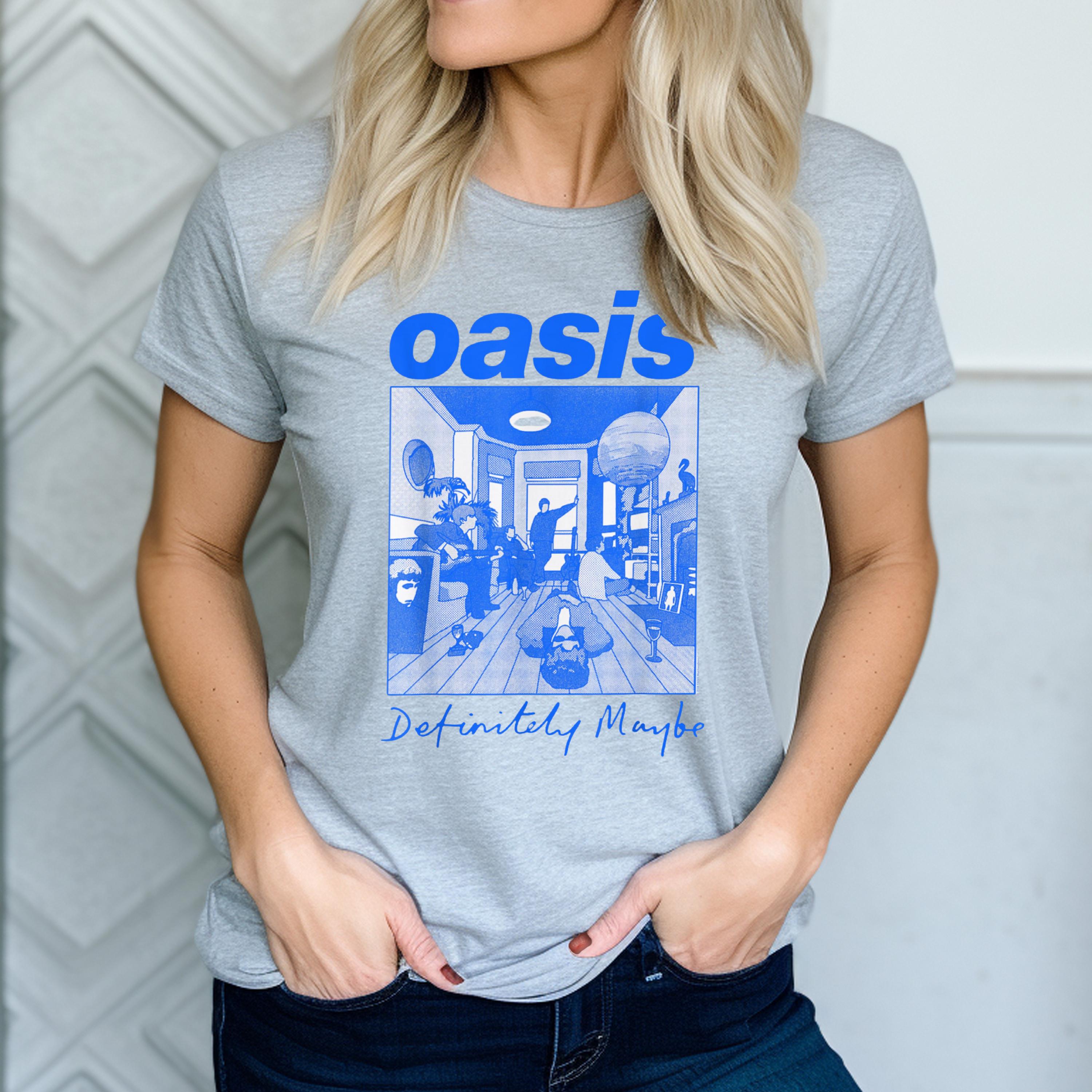 Oasis 'definitely Maybe' Graphic Tee - Vintage Music Shirt Oasis 'definitely Maybe' Graphic Tee - Vintage Music Shirt