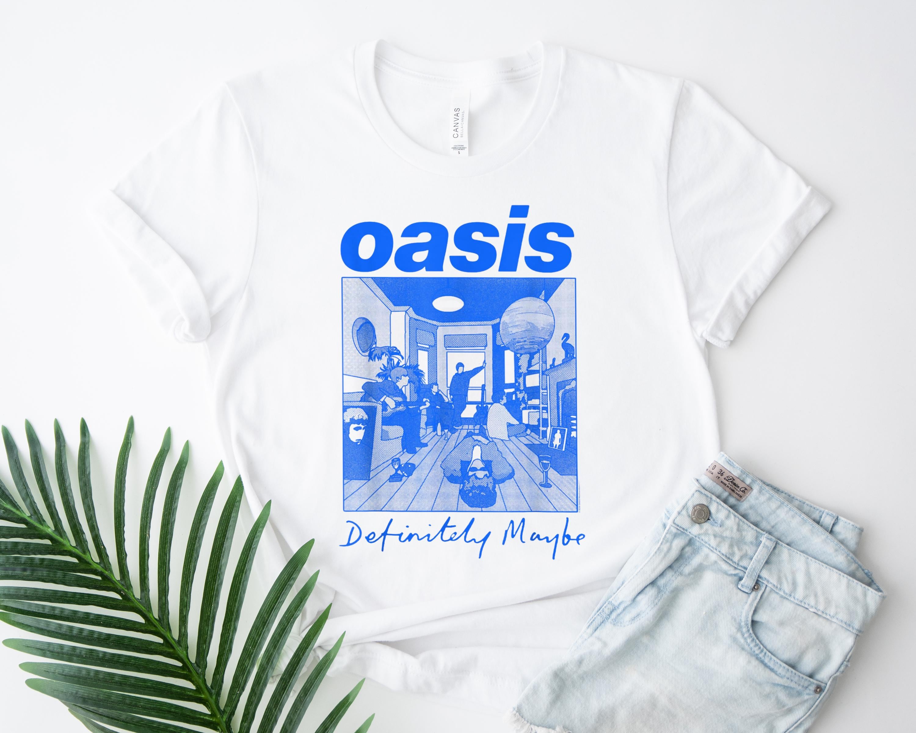 Oasis 'definitely Maybe' Graphic Tee - Vintage Music Shirt Oasis 'definitely Maybe' Graphic Tee - Vintage Music Shirt
