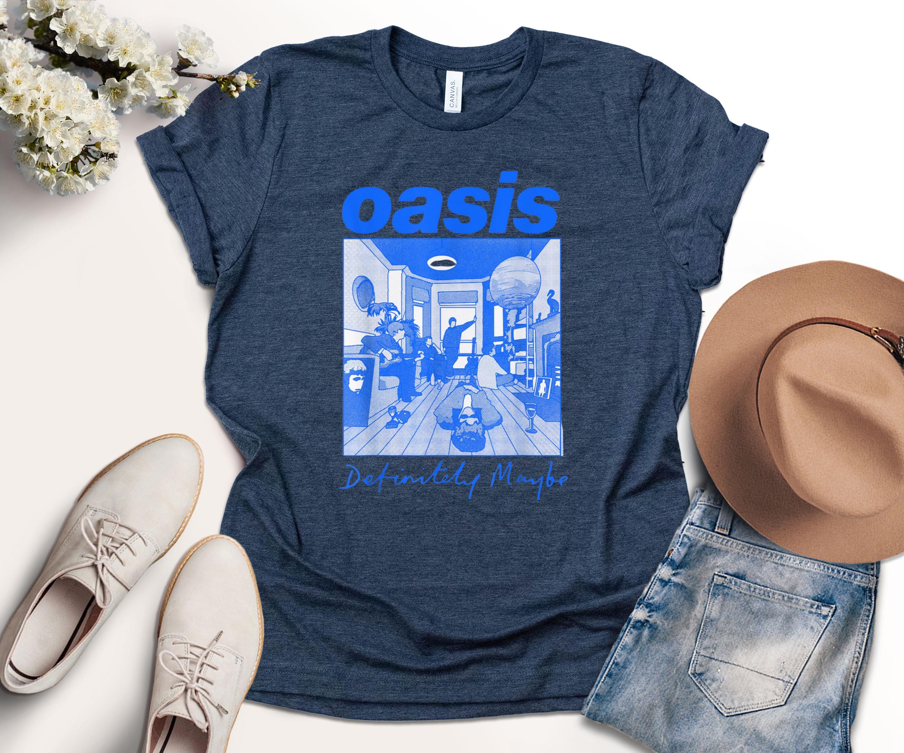 Oasis 'definitely Maybe' Graphic Tee - Vintage Music Shirt Oasis 'definitely Maybe' Graphic Tee - Vintage Music Shirt
