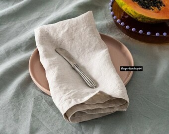 100 Pack Of Natural Cotton Napkin For Dining Or Everyday Meals At Home/Wedding/Party Table Décor Kitchen Napkins For Gift.