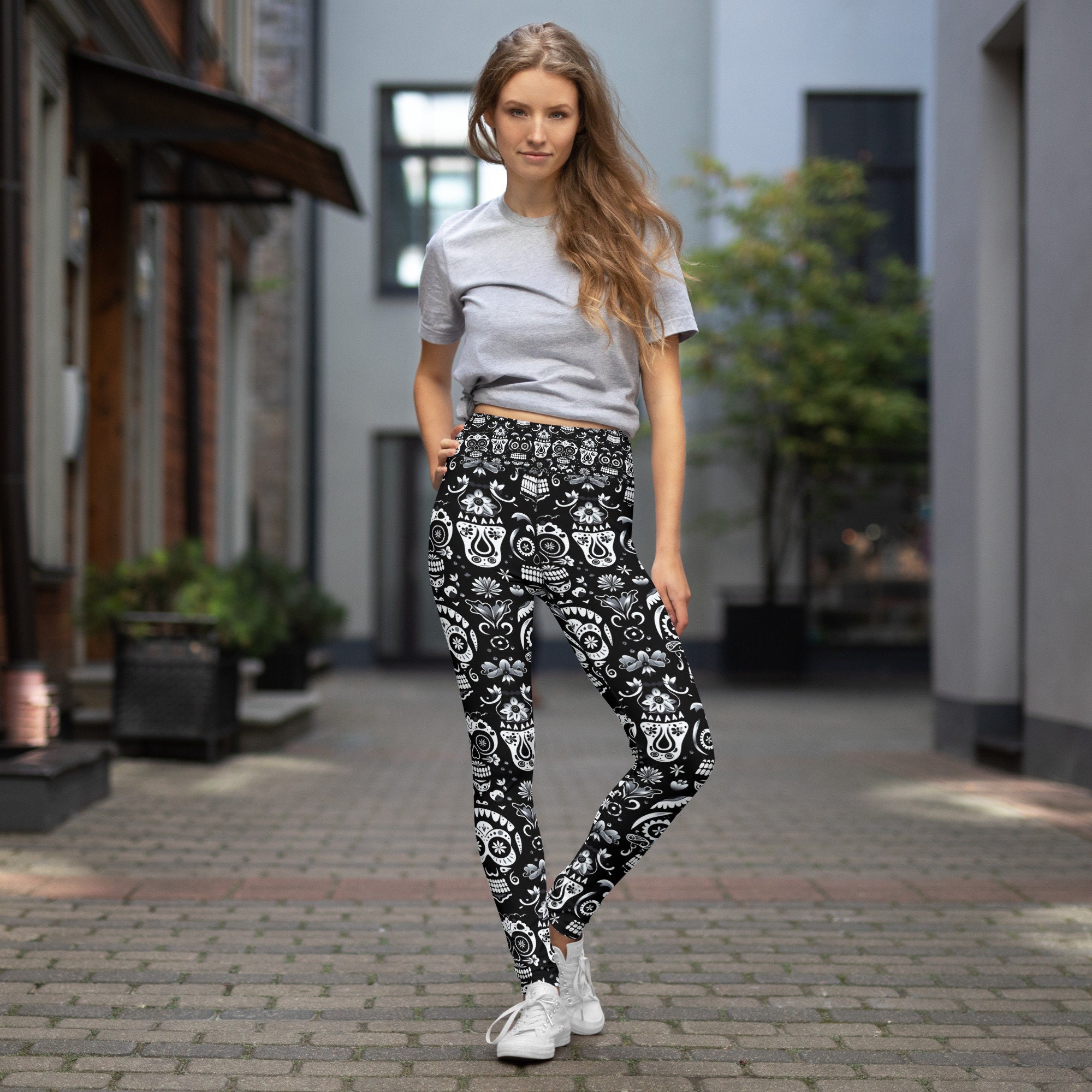 Designer High-Waisted Leggings