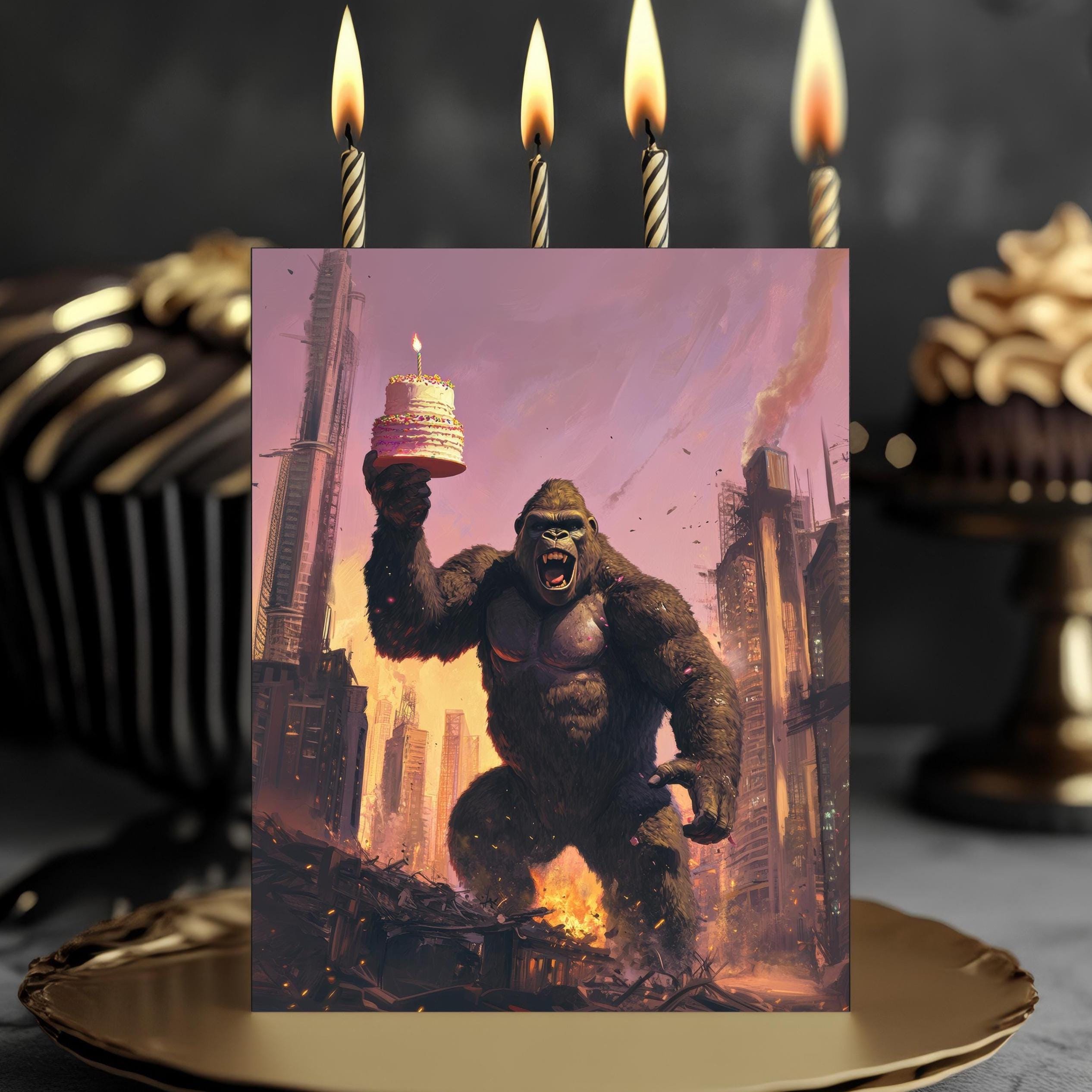 Monster Eating City - Etsy