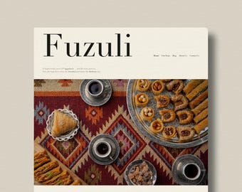 Figma Restaurant Landing Page Template | Editable Desktop Design