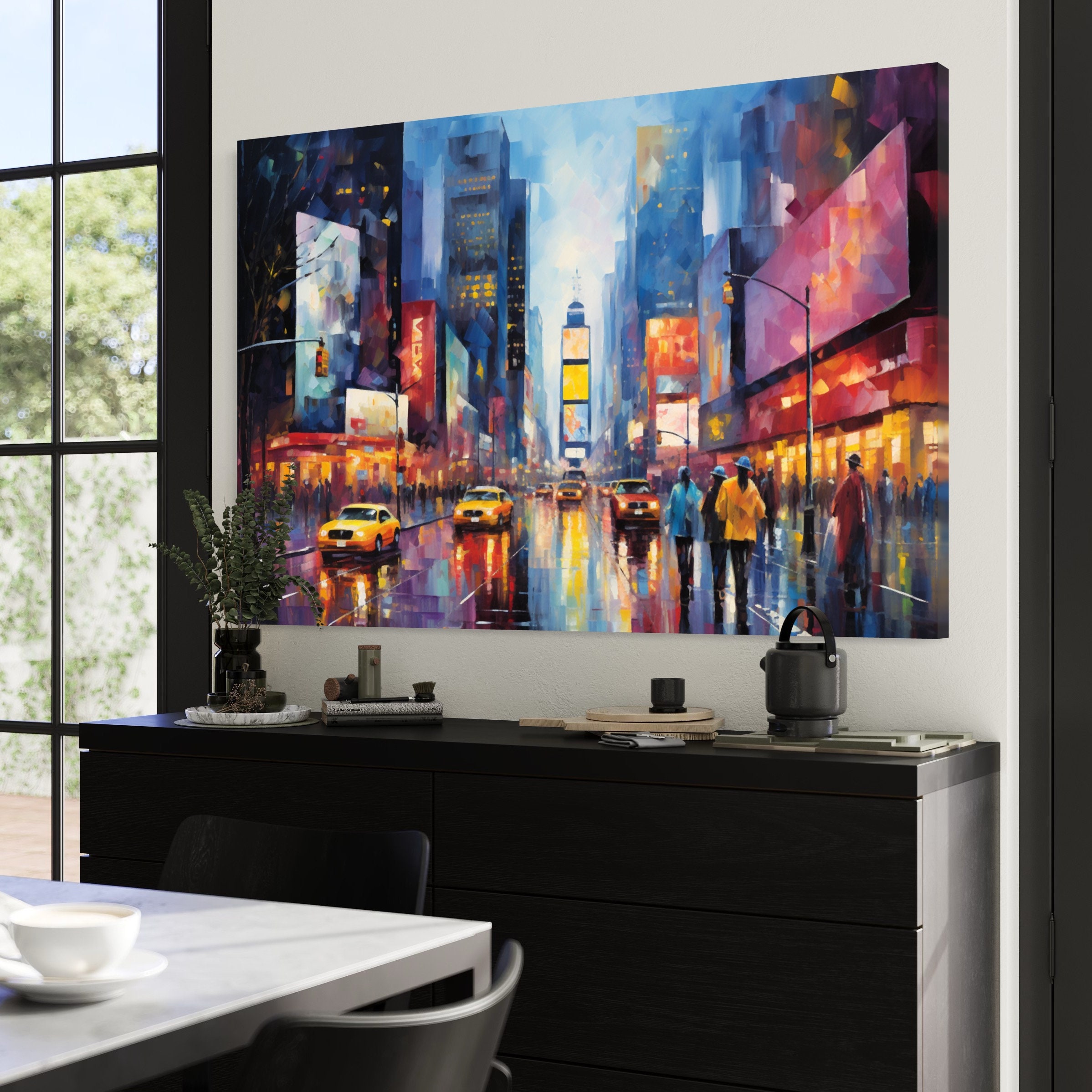 New York City Canvas Wall Art, Streets of New York, Midtown New York