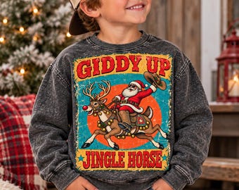 Western-Weihnachtsrodeo PNG | Western-Sublimationsdesign (Digitaler Download)