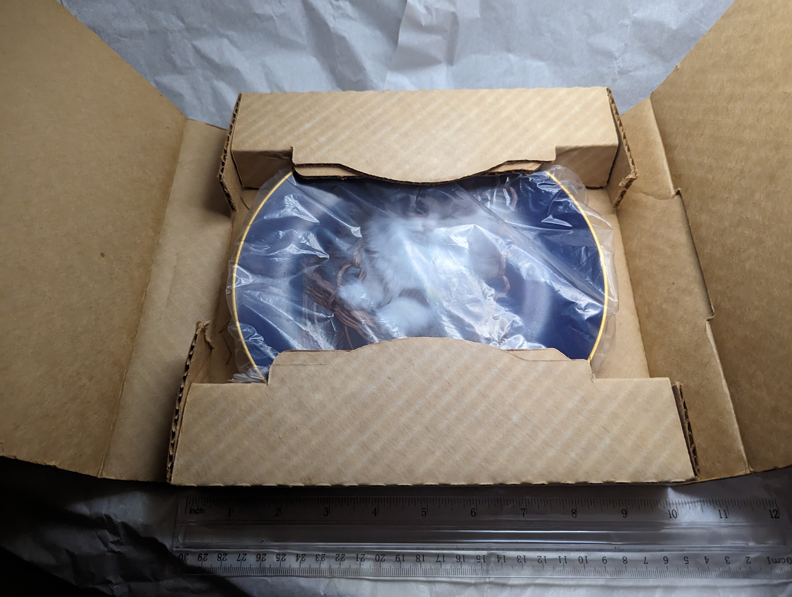 1984 Armstrong's Art on Porcelain Plate purrswayed Collectible, Gift