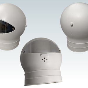 Hard Plastic Space Helmet With Attached Visor, Astronaut Hard Plastic Space Helmet With Attached Visor, Astronaut