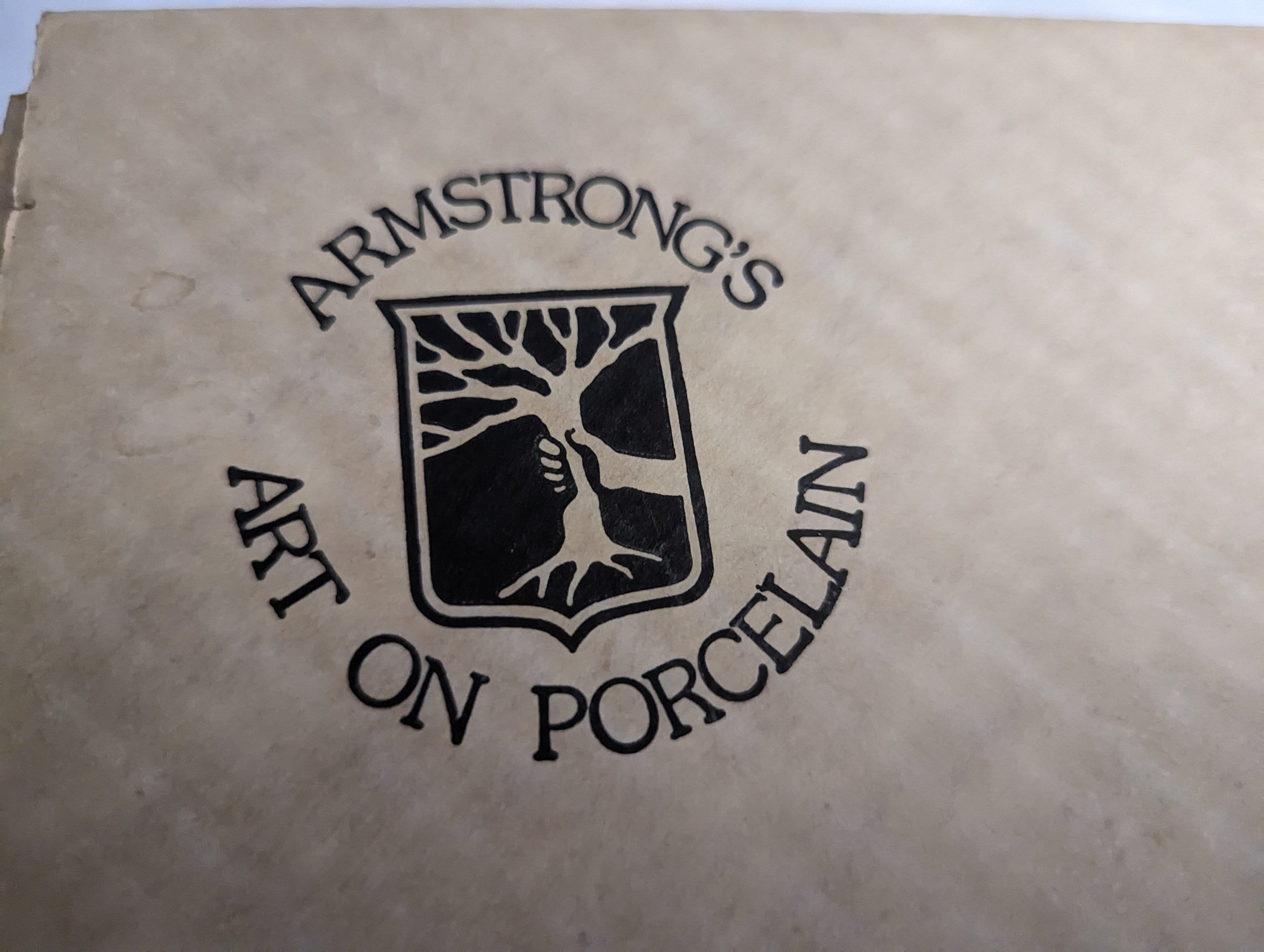 1984 Armstrong's Art on Porcelain Plate purrswayed Collectible, Gift