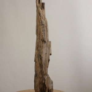 Escultura tallada a mano de madera flotante