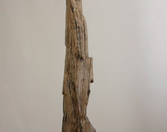 Escultura tallada a mano de madera flotante