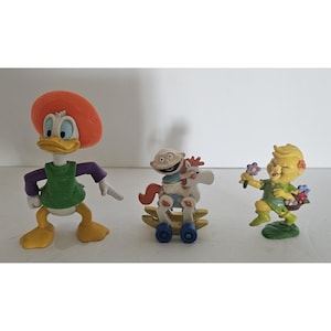 ヴィンテージ ディズニー＆ニコロデオン ラグラッツ フィギュア おもちゃ