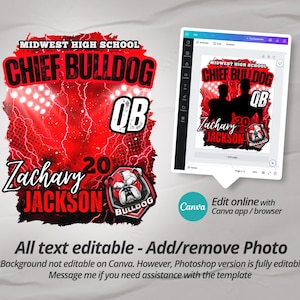 Black & Red Football Game Day T-shirt Design, Sports T-shirt Template for Canva and Photoshop, 3D Match Day T-Shirt Design for Sublimation, DTF or DTG