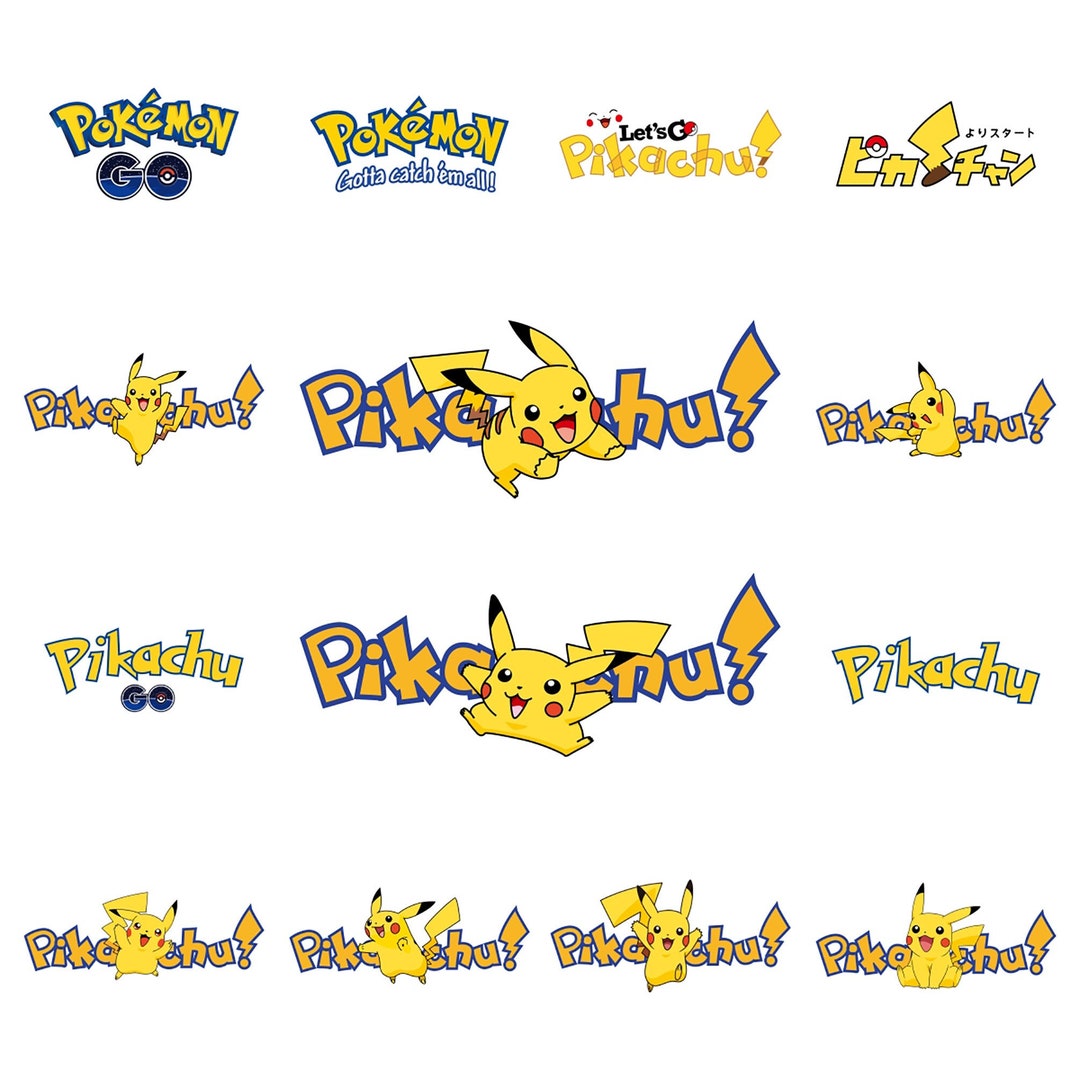Pikachu PNG Pikachu Clip Art Pikachu Layering Pikachu Etsy