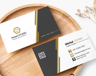 Chic Business Card Trendy and Eye Catching Style
