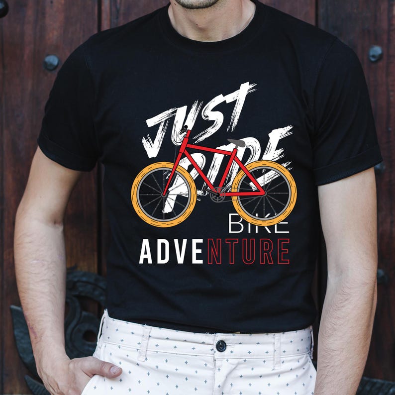 Cycling T-shirt Designs: 50 PNG & SVG Graphics (digital Download) - Etsy
