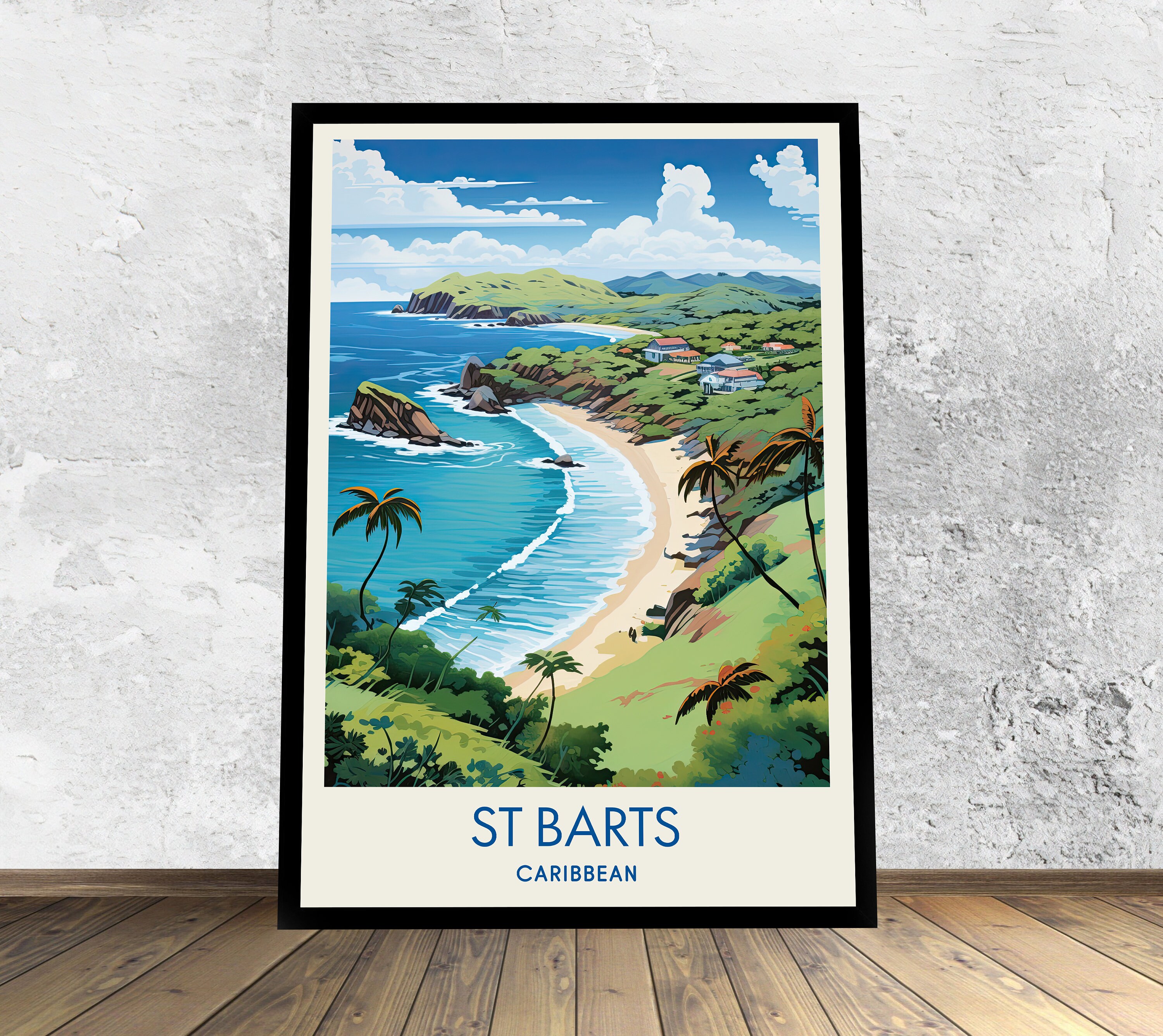 St Barts downtown - Maps & Merlot