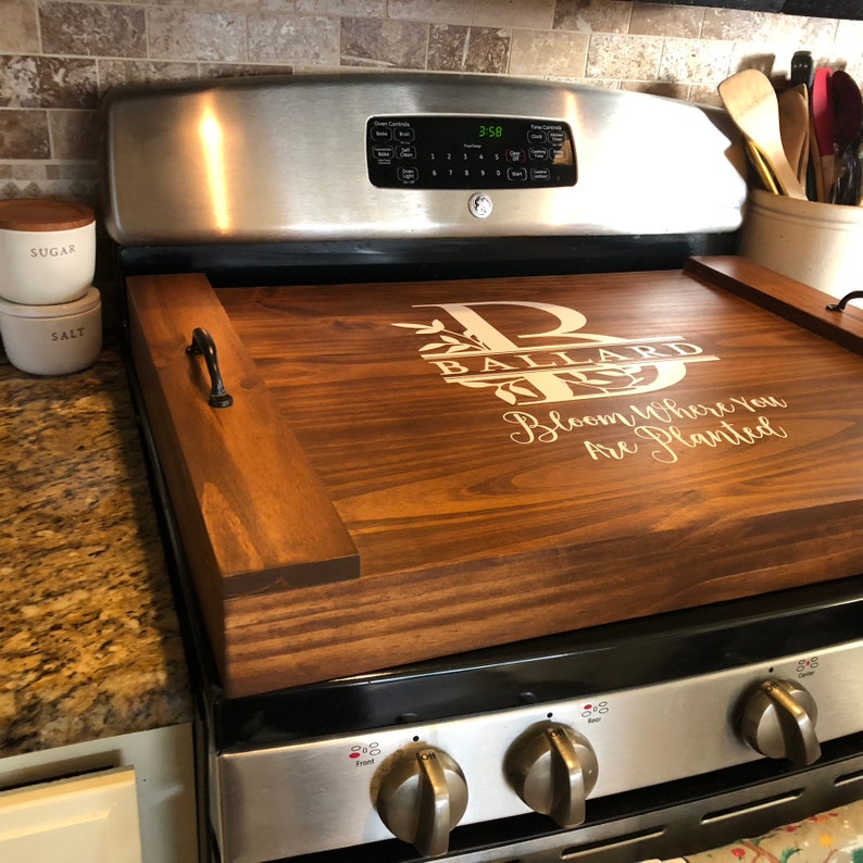 Natural Gas Stove Top Cover, Electric Stove Top Cover, Personalized