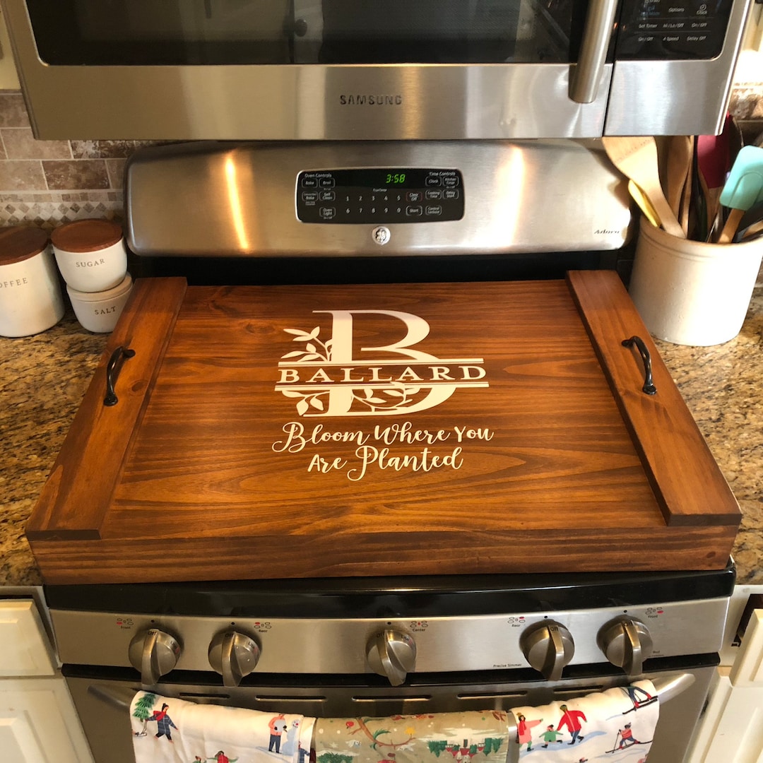 Natural Gas Stove Top Cover, Electric Stove Top Cover, Personalized
