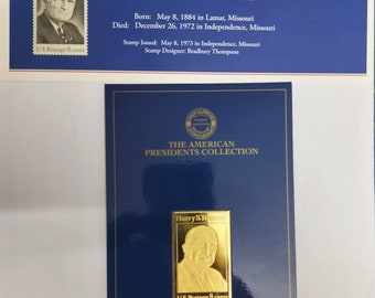 USA President Harry S. Truman Stamp Replicas